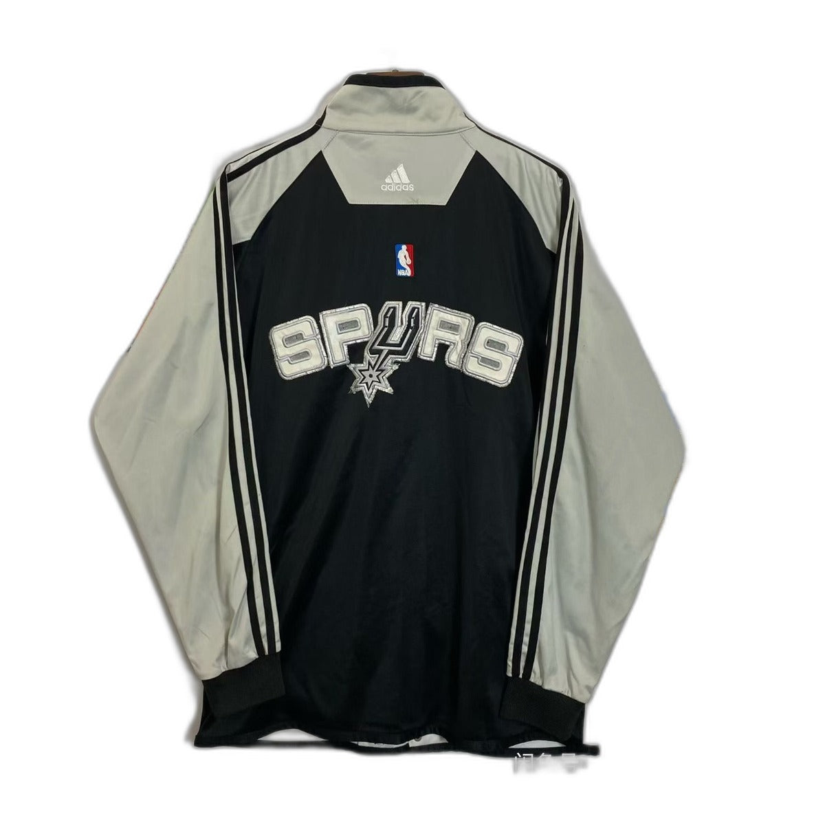 Vintage Adidas San Antonio Spurs NBA Track Jacket White Black