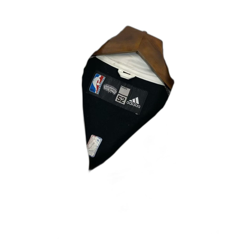 Vintage Adidas San Antonio Spurs NBA Track Jacket White Black