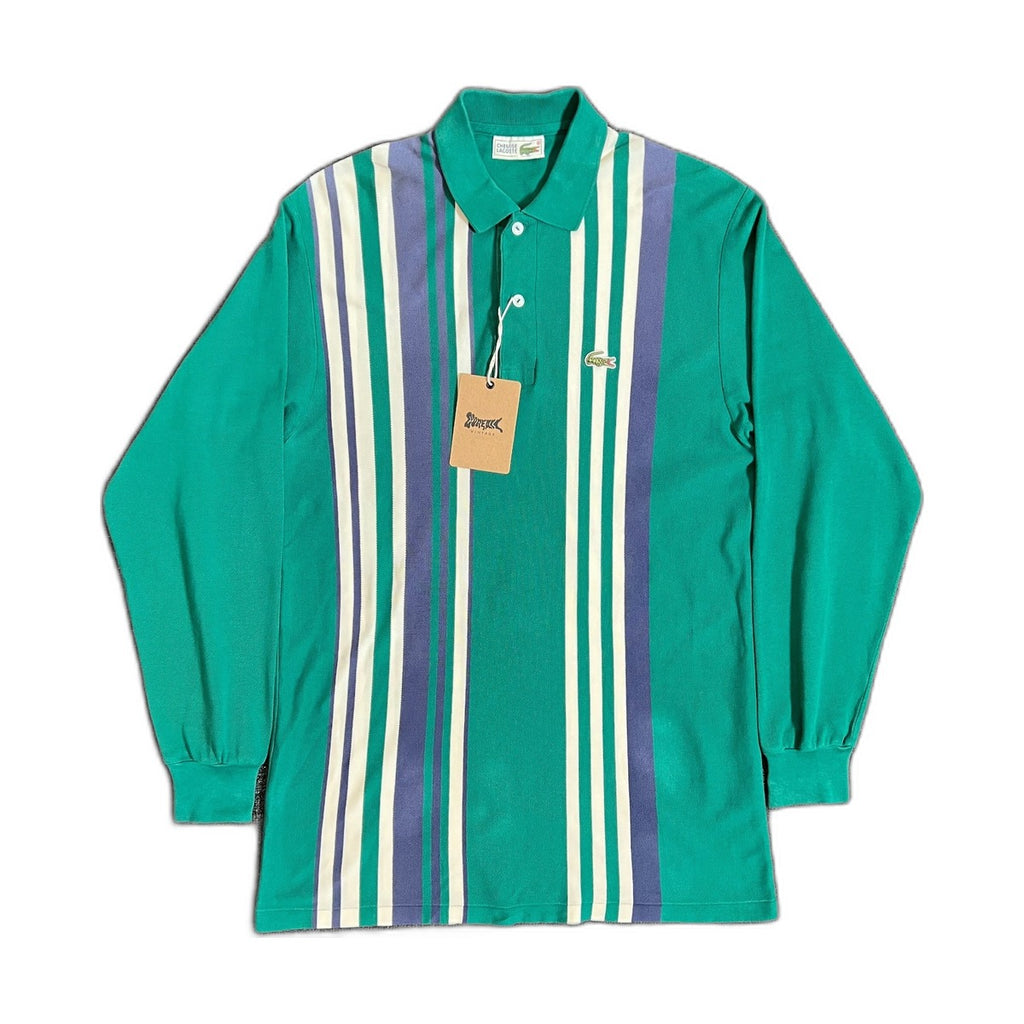 Lacoste Stripe Polo Front