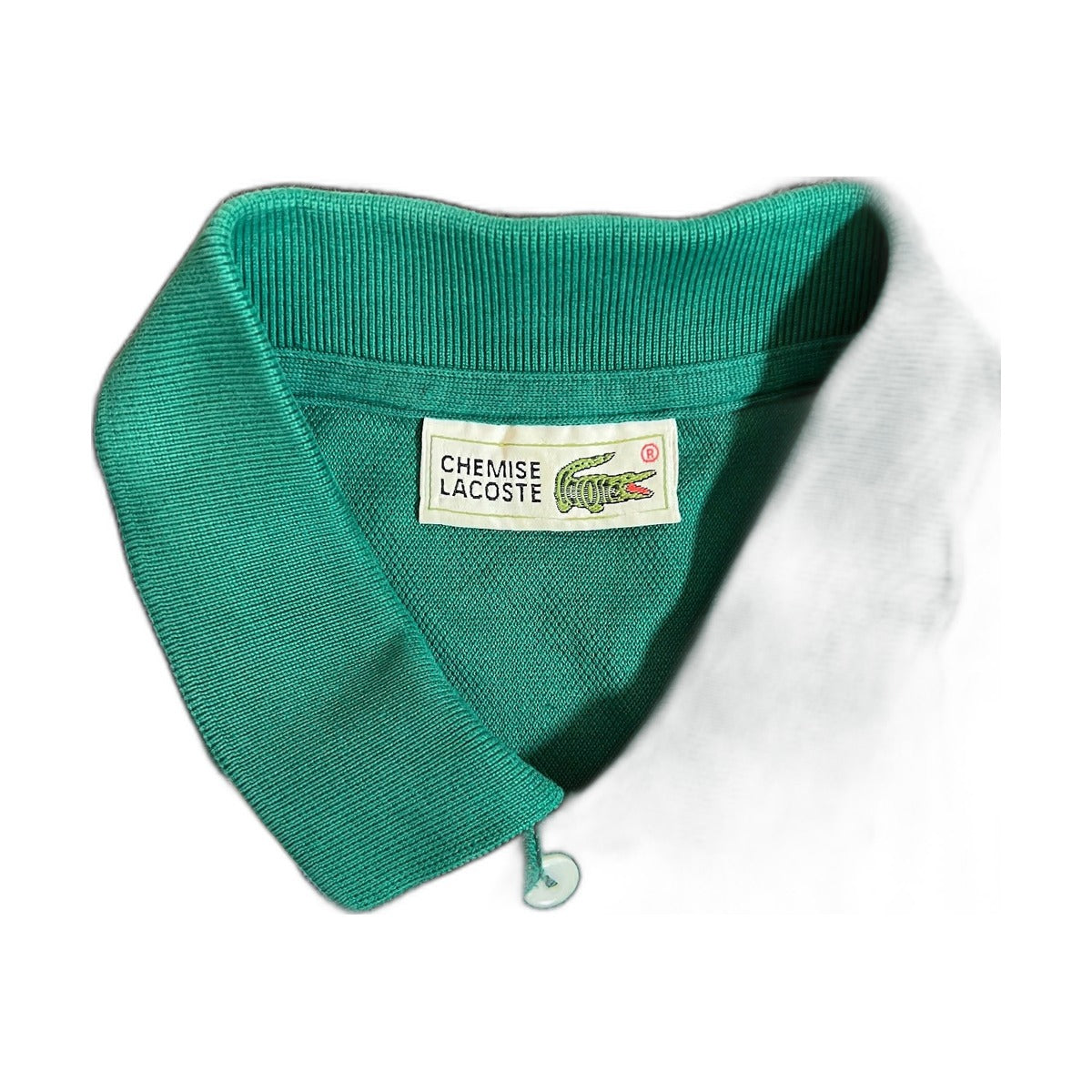 Lacoste Stripe Polo Tag