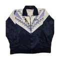 Vintage 90s Diadora Full Tracksuit Set Navy White Embroidered
