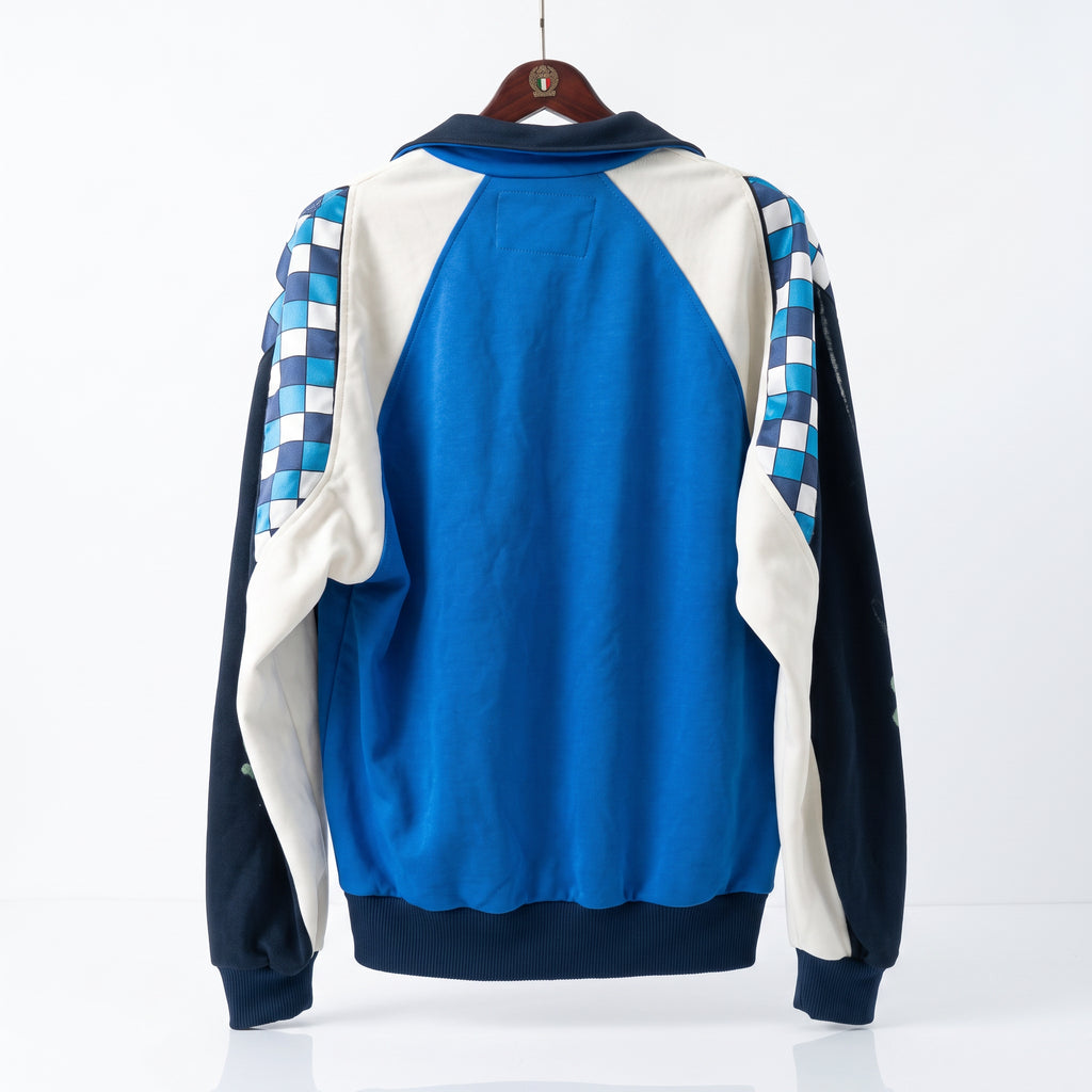 Vintage 1988–1990 Diadora Italy FIGC Track Jacket Made in Italy