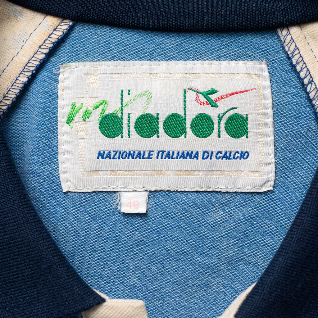 Vintage 1988–1990 Diadora Italy FIGC Track Jacket Made in Italy