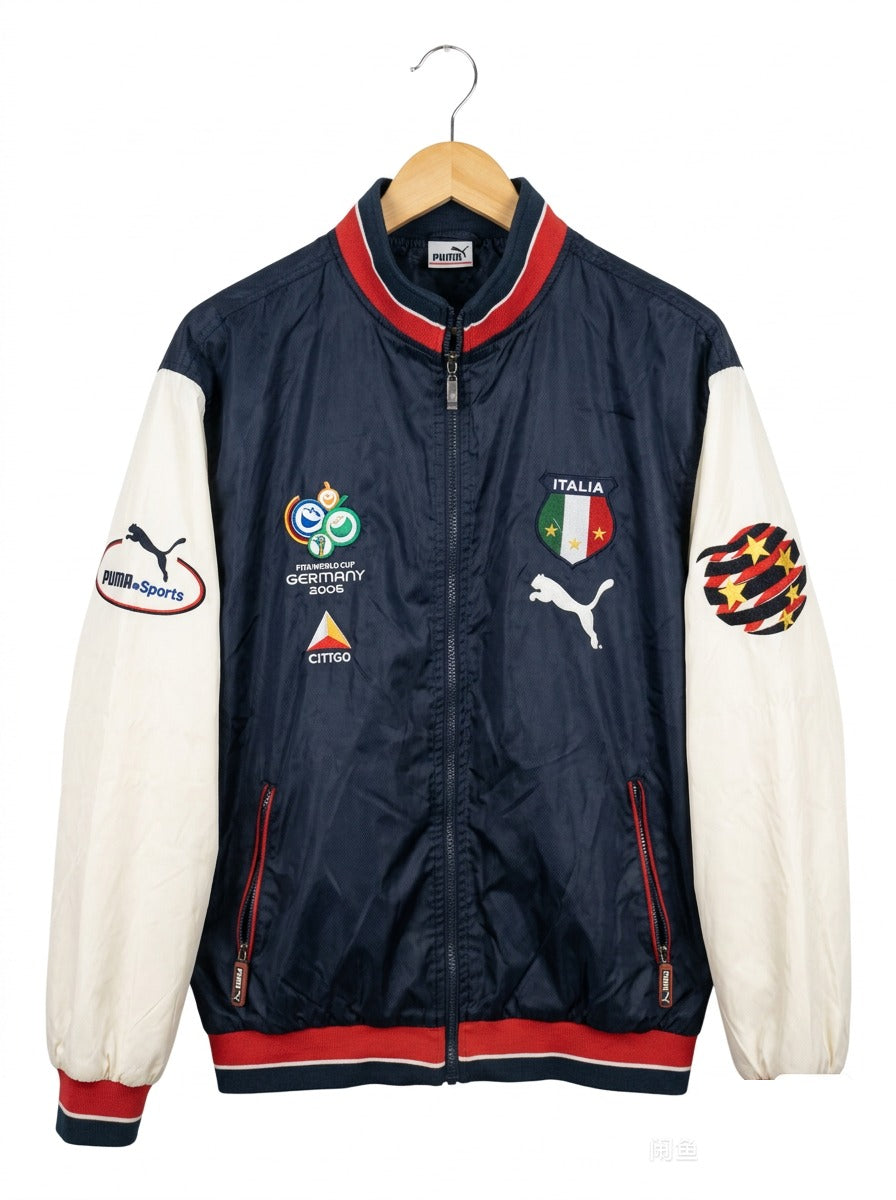 Vintage 2005–06 Puma Italy FIGC World Cup Track Jacket
