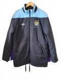 Vintage Umbro Manchester City Bench Coat 2010/11