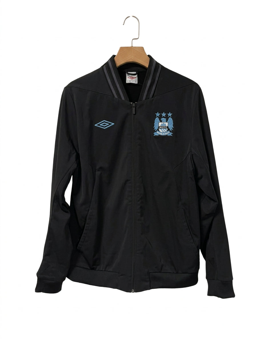 Vintage 2012–2014 Umbro Manchester City Track Jacket Black